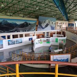 Interior of the mountain museum