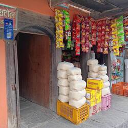 Colorful shop in the bazaar area - which is no longer used as a bazaar.