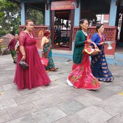 Part of a wedding party