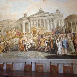 Lucignano - Palazzo Pretorio, sala Consigliare
