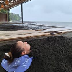 Sandbad am Meer