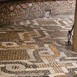 Amazing tile work in Saint Nicholas' tomb