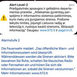 Für einen Moment sorgt die Warnmeldung für Nervosität – bis schnell klar wird: Alarmtest