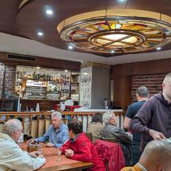 Beim Mittagessen