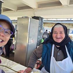 The cheese lady
