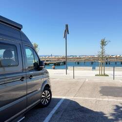 Unser Platz im Yachthafen