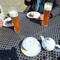 Alkoholfreies Weizen zur Torte für die Männer, Kräutertee + Kokos-Curry-Suppe (fehlt noch) für mich