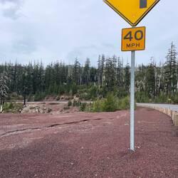 Very sharp turn