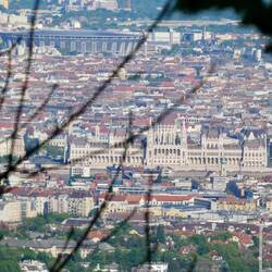 View down from János-hegy
