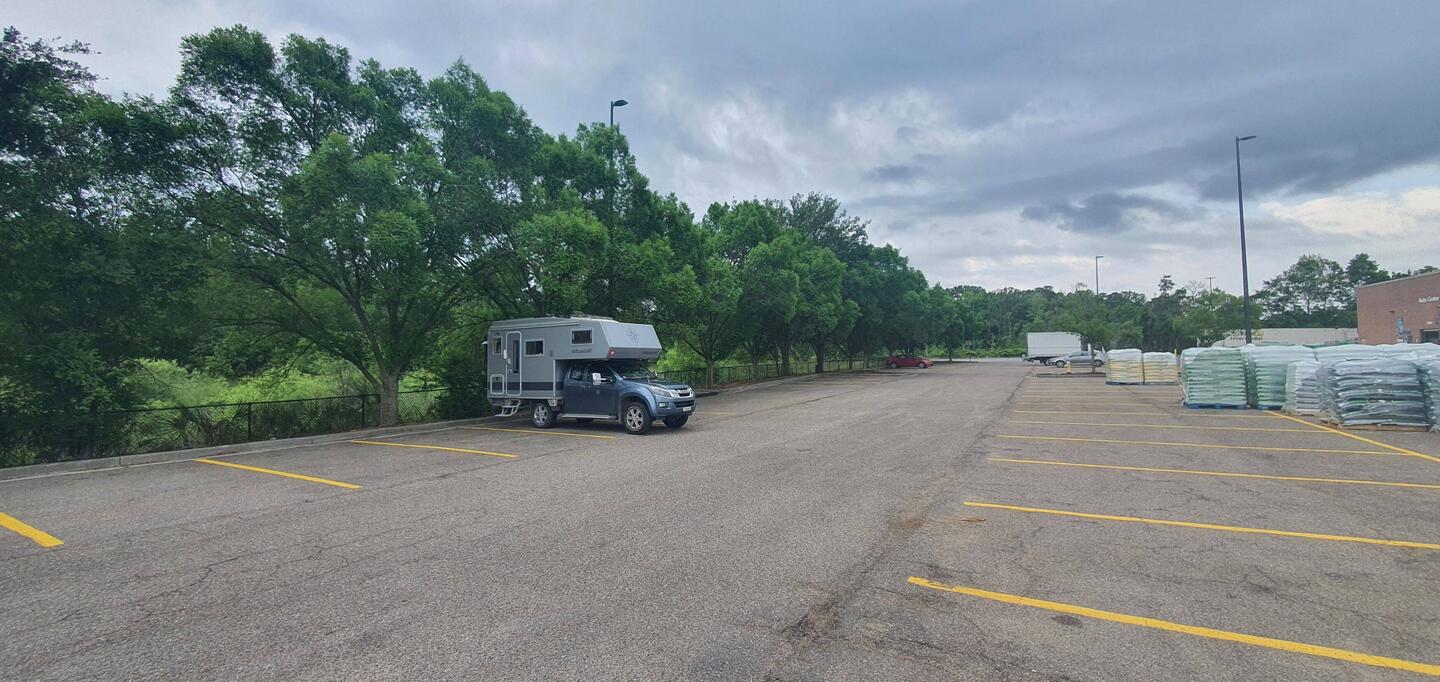 Stellplatz beim Walmart