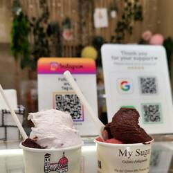 Gelato, naturally gluten-free