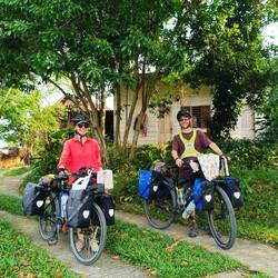 Leaving the Homestay at the Tea Plantation