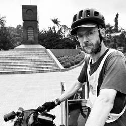 Kilometre Zero of the Ho Chi Minh Highway. And commemorative obelisk.