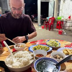 A massive amount of rice at a local resto
