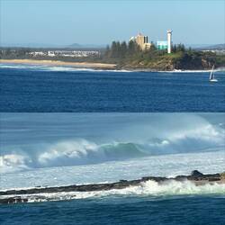 Look at the waves!!!