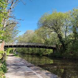 School Brow Footbridge in Romily