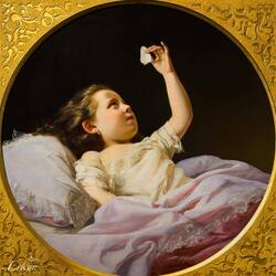 Antonio Rotta's "Little Girl with Butterfly" (1860).