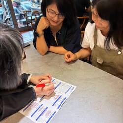 More planning with Doreen and two friends: crucial!