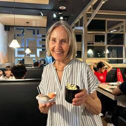 Dessert: popcorn and ice cream