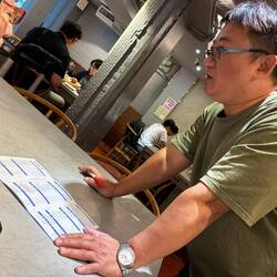 Another farewell lunch: planning best dishes with the owner