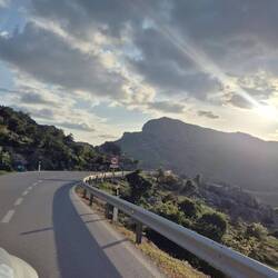 Weiterfahrt über die Berge nach Ronda