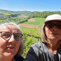 Tolle Landschaft hinter uns