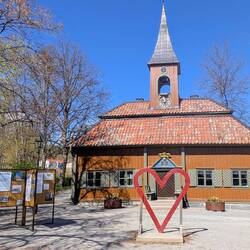 Das kleinste Gemeindehaus Schwedens in Sigtuna