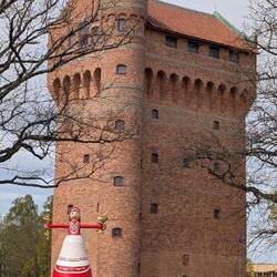 Der alte Wasserturm von Örebro