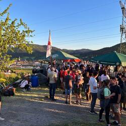 1. Mai-Party oberhalb Haslach