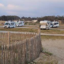 Stellplatz aus Richtung Strand