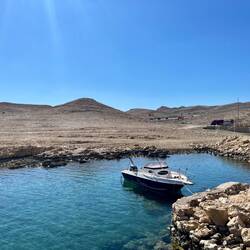 Secteur complètement désertique à l'extrémité sud de l'île de Rab