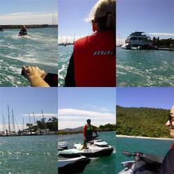 WAY TOO FAST- 60+km/hour (40MPH might not sound too bad but try bouncing over waves at that speed)