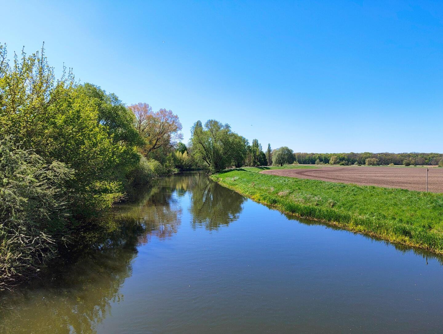 Auf der Bodebrücke in Löderburg
