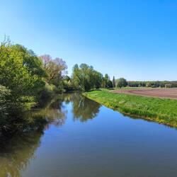 Auf der Bodebrücke in Löderburg