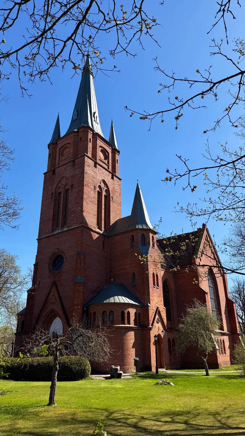 Die evangelisch-lutherische Kirche in Kuldīga - leider verschlossen