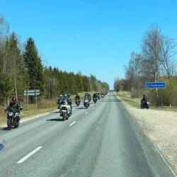 Gefühlt 100 Motorräder kamen uns entgegen.