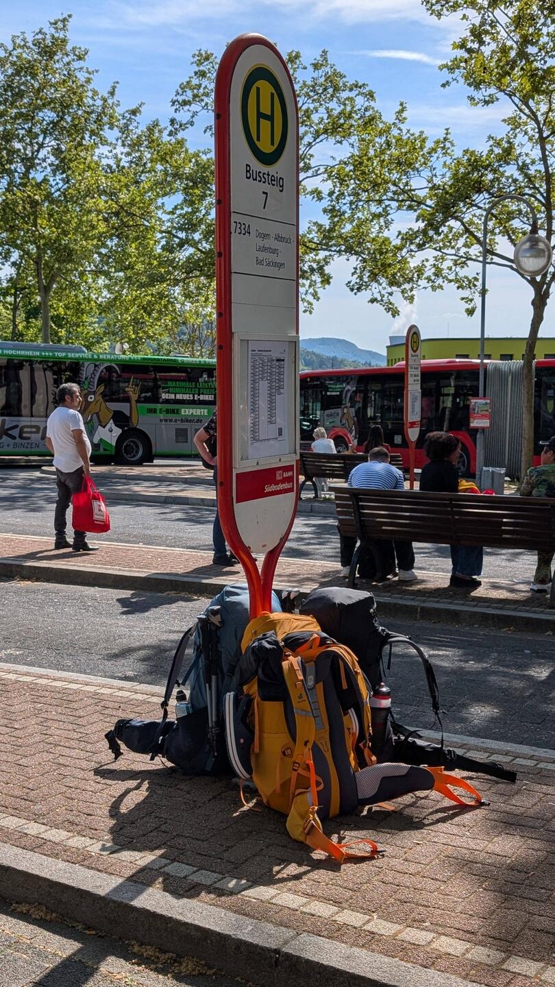 Danke Schienenersatzverkehr am Hochrhein 3 Stunden Busfahrt zum Startpunkt