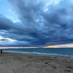 Anemomylos beach (con temporale in arrivo)