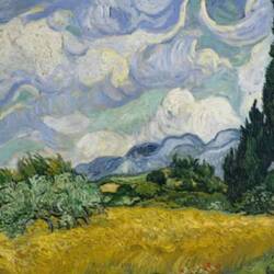 Van Gogh painted scenery