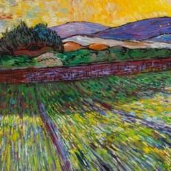 Van Gogh wheat field