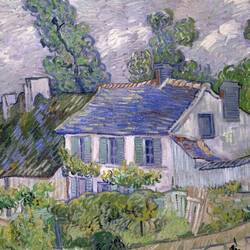 Painting of house in Auvers van Gogh
