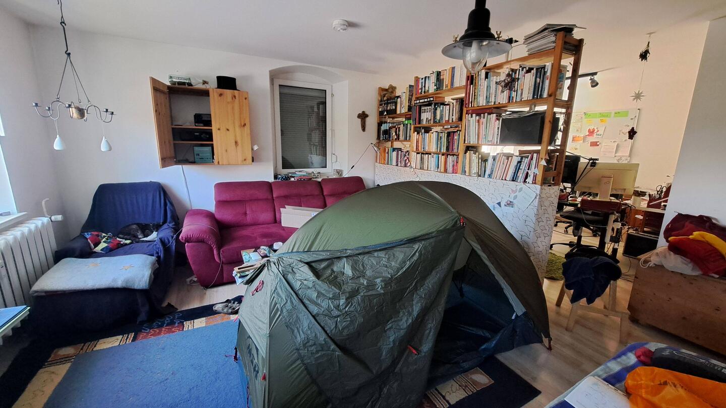 Grad noch pünktlich eingetroffen