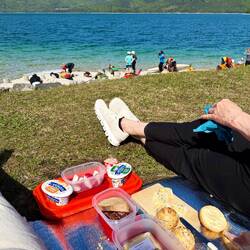 Jause in Jachenau am Walchsee