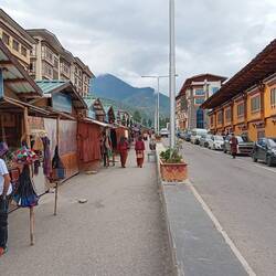 Tourist stalls (there were more than 80) in Timphu