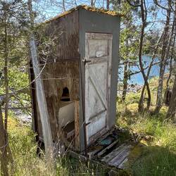 Private cabin old outhouse