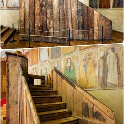 Hall of the Forty & Galileo's teaching podium — Palazzo del Bo.