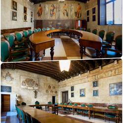 Medicine Hall ... where students attended classes — Palazzo del Bo.