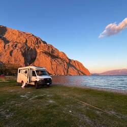 Sosta sulla spiaggia di Galatas