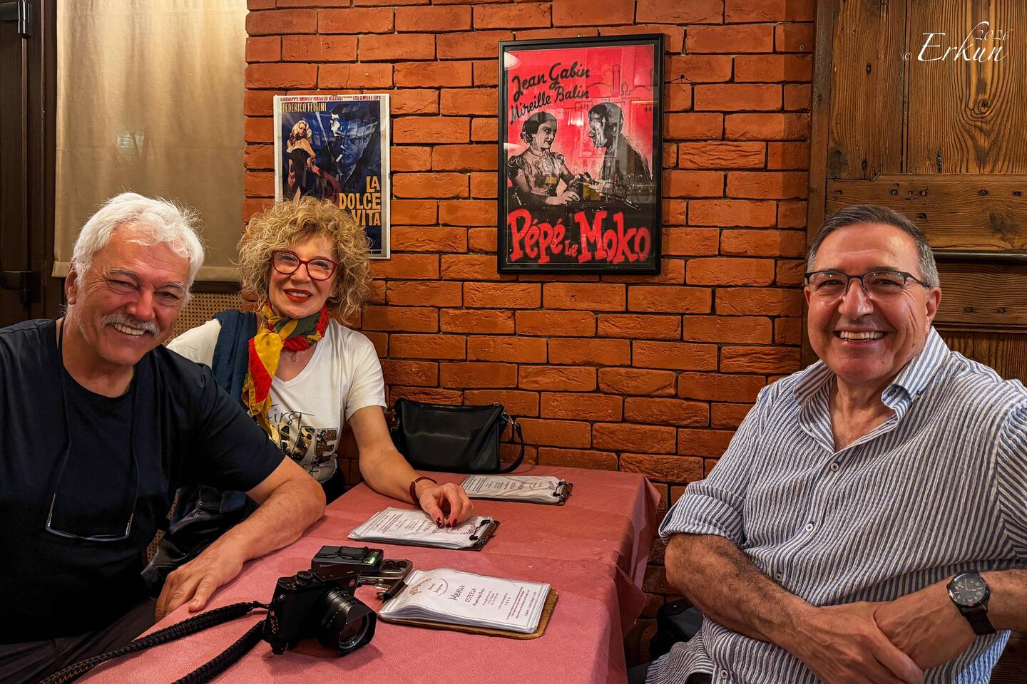 Mui, with Tanıl & Nazan, at Osteria Angolo degli Orefici — Bologna, Italy.