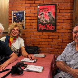 Mui, with Tanıl & Nazan, at Osteria Angolo degli Orefici — Bologna, Italy.